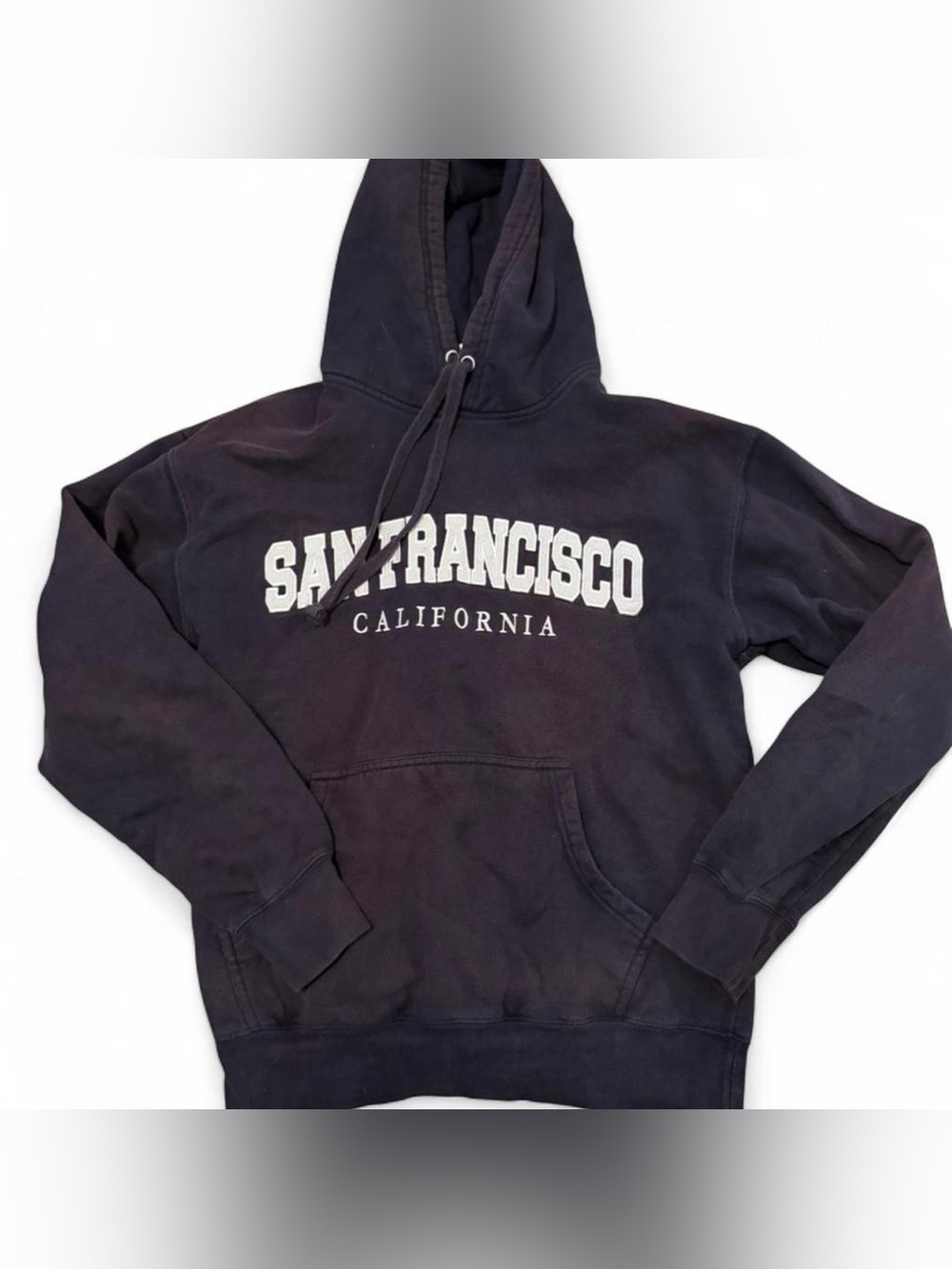 San Francisco California Graphic Hoodie - Black